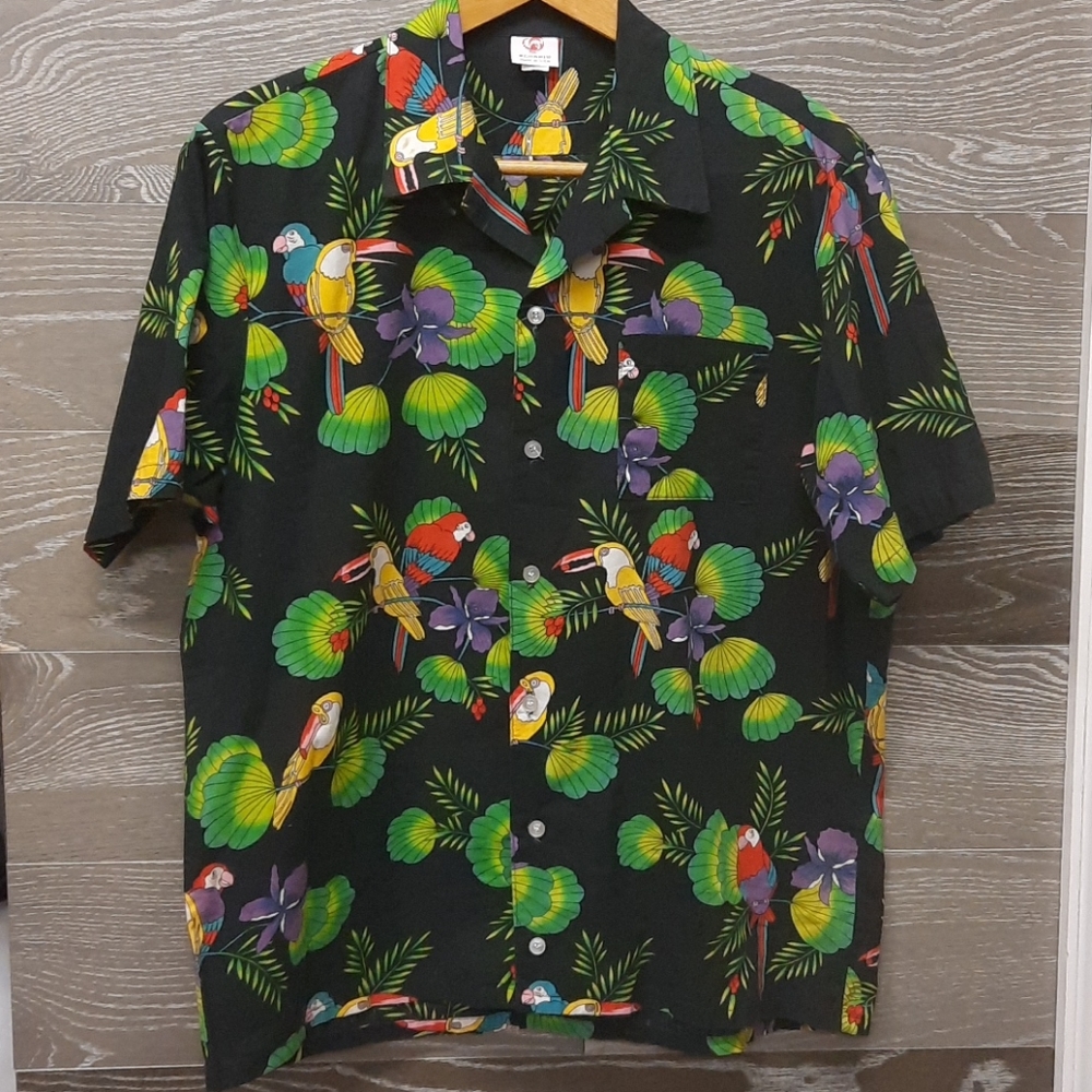 Scorpio made in U.S.A Parrot island shirt